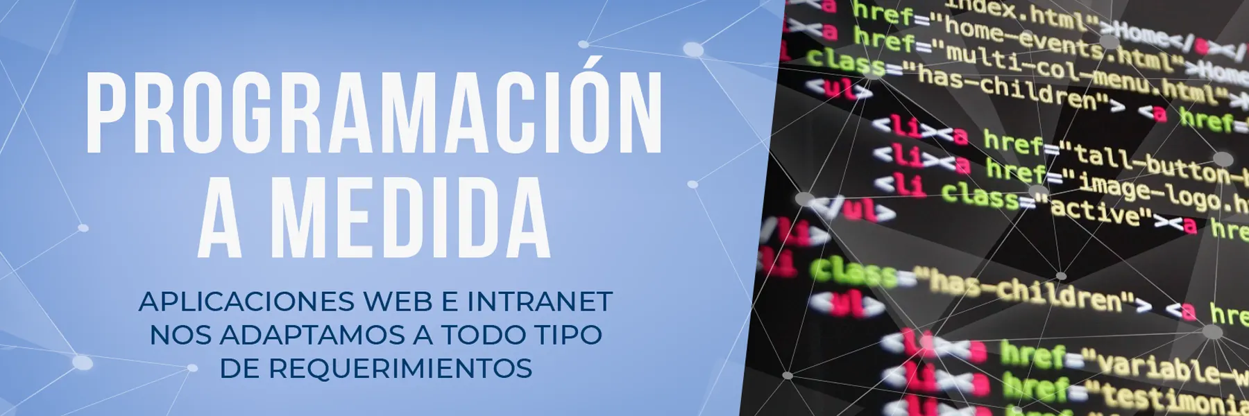 Programación a medida Programación a medida