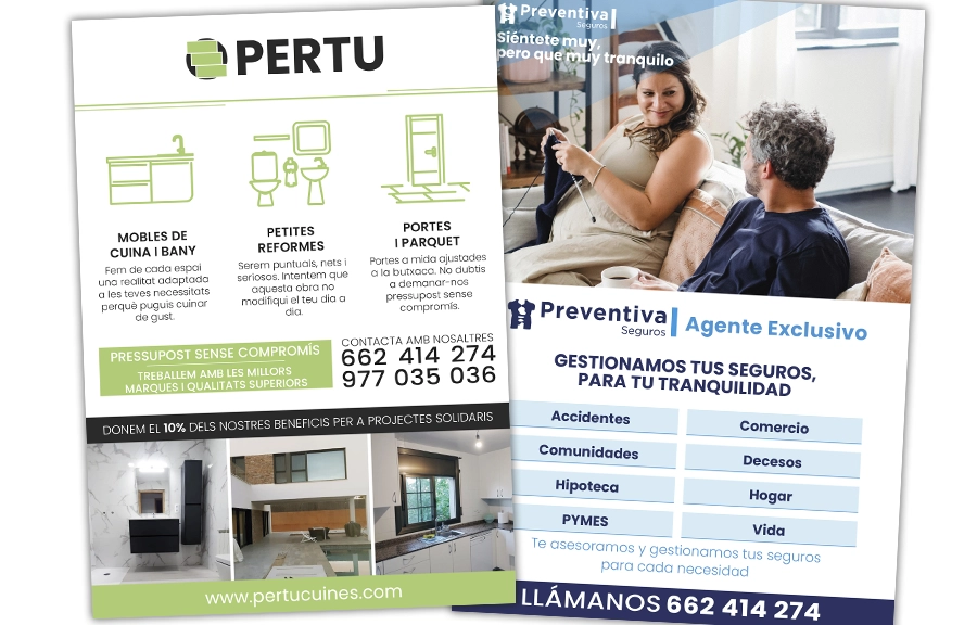 Flyer corporatiu Pertu